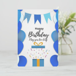 Happy Birthday voor jou Feestdagenkaart