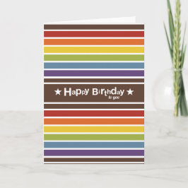 Happy Birthday voor jou Kaart