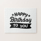 Happy Birthday voor jou Legpuzzel (Horizontaal)