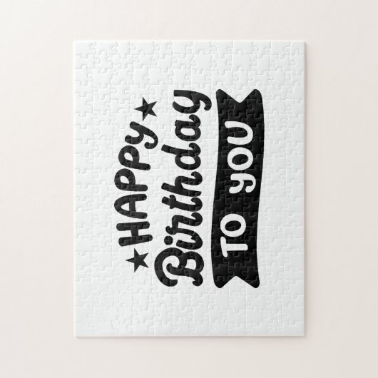 Happy Birthday voor jou Legpuzzel (Verticaal)