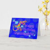 Happy Birthday voor meisjes Kaart (Gele Bloem)