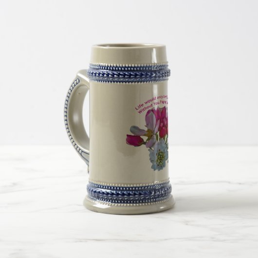 Happy Birthday voor mijn vrouw Bierpul (Voorkant links)