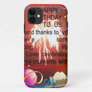 Happy Birthday voor ons Art Print Case-Mate iPhone Case