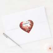 Happy Birthday voor ons Art Print Hart Sticker (Envelop)