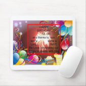 Happy Birthday voor ons Art Print Muismat (Met muis)