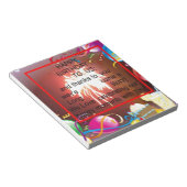 Happy Birthday voor ons Art Print Notitieblok (Schuin)