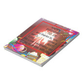 Happy Birthday voor ons Art Print Notitieblok (Linkerzijde)