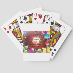 Happy Birthday voor ons Art Print Speelkaarten