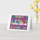 Happy Birthday voor Quilter of Patchwork Lover Kaart (Gele Bloem)
