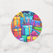 HAPPY BIRTHDAY VOOR U CONFETTI (Kleine voorkant)