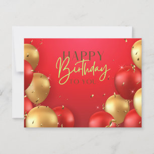 Happy Birthday voor You Kaart