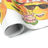 Happy Birthday Vrolijk kerstinpakpapier Cadeaupapier (Rol Hoek)