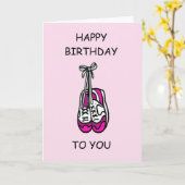 Happy Birthday Vrouw Runner Kaart (Gele Bloem)