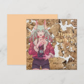 Happy birthday VTuber Kaart (Voorkant / Achterkant)