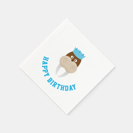 Happy Birthday Walrus Servet (Hoek)