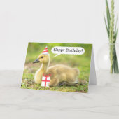 Happy Birthday Warm en Fuzzy Gosling Humor Kaart (Voorkant)