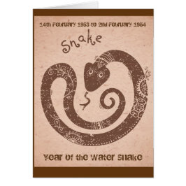 Happy Birthday "Water Snake"