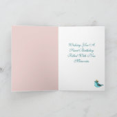 HAPPY BIRTHDAY WATERCOLOR  BEDANKKAART (Binnen)