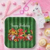 Happy Birthday Watermelon Papieren Bordje (Feest)