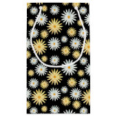 Happy Birthday Waterverf April Daisy Pattern Klein Cadeauzakje (Achterkant)