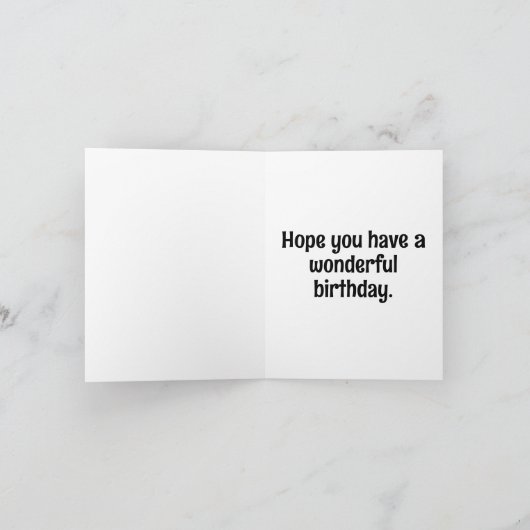 Happy Birthday Waterverf Cake Art Kaart (Binnen)