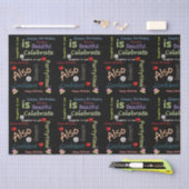 Happy Birthday Weefpapier dochter in wet Tissuepapier (Craft)