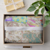 Happy Birthday-Weefpapier VriendenfamilieVerrassin Tissuepapier (Geschenk)