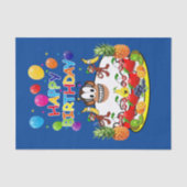 Happy Birthday-weefselapkey Tissuepapier (Voorkant)