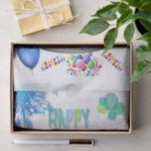 Happy Birthday-weefselpaper Tissuepapier (Geschenk)