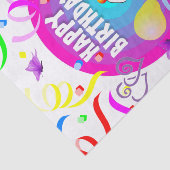 Happy Birthday-weefselpaper Tissuepapier (Detail)