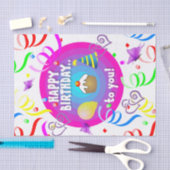 Happy Birthday-weefselpaper Tissuepapier (Craft)