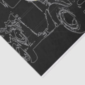 Happy Birthday-weefselpaper Tissuepapier (Detail)