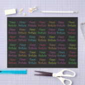 Happy Birthday-weefselpaper Tissuepapier (Craft)