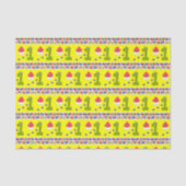 Happy Birthday-weefselpapier Een jaar oud Tissuepapier (Voorkant)