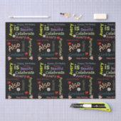 Happy Birthday-Weefselpapier Tissuepapier (Craft)