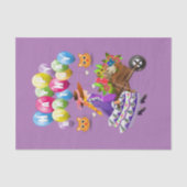 Happy Birthday-weefselpapier Victoriaans Tissuepapier (Voorkant)