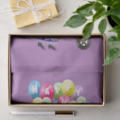 Happy Birthday-weefselpapier Victoriaans Tissuepapier (Geschenk)