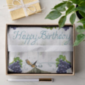 Happy Birthday-weefselpapier Victoriaans Tissuepapier (Geschenk)