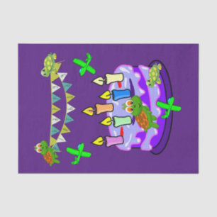 Happy Birthday-weefselschilfers Tissuepapier