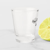 Happy Birthday Week Elegant Script Shot Glas (Links)