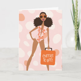 Happy Birthday - Weekend zonder cocktails Bedankkaart