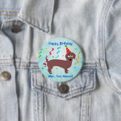 Happy Birthday Weiner Ronde Button 7,6 Cm (In situ)