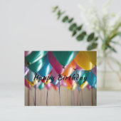 Happy Birthday Wenskaart Briefkaart (Staand voorkant)