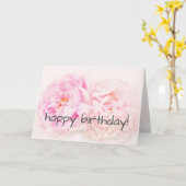 Happy Birthday Wenskaart Kaart (Gele Bloem)