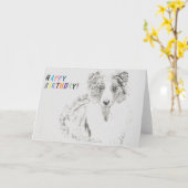 Happy Birthday Wenskaart Kaart (Gele Bloem)