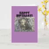 Happy Birthday Wenskaart Kaart (Gele Bloem)