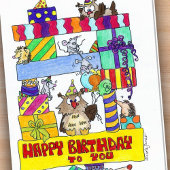 HAPPY BIRTHDAY wenskaart van Nicole Janes Kaart