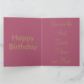 Happy Birthday Wenskaart Vertical Sjabloon (Binnen)