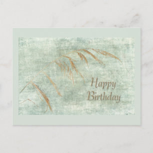 Happy Birthday Wenskaart Wild Grass Briefkaart