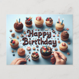 Happy Birthday Wenskaarten Briefkaart